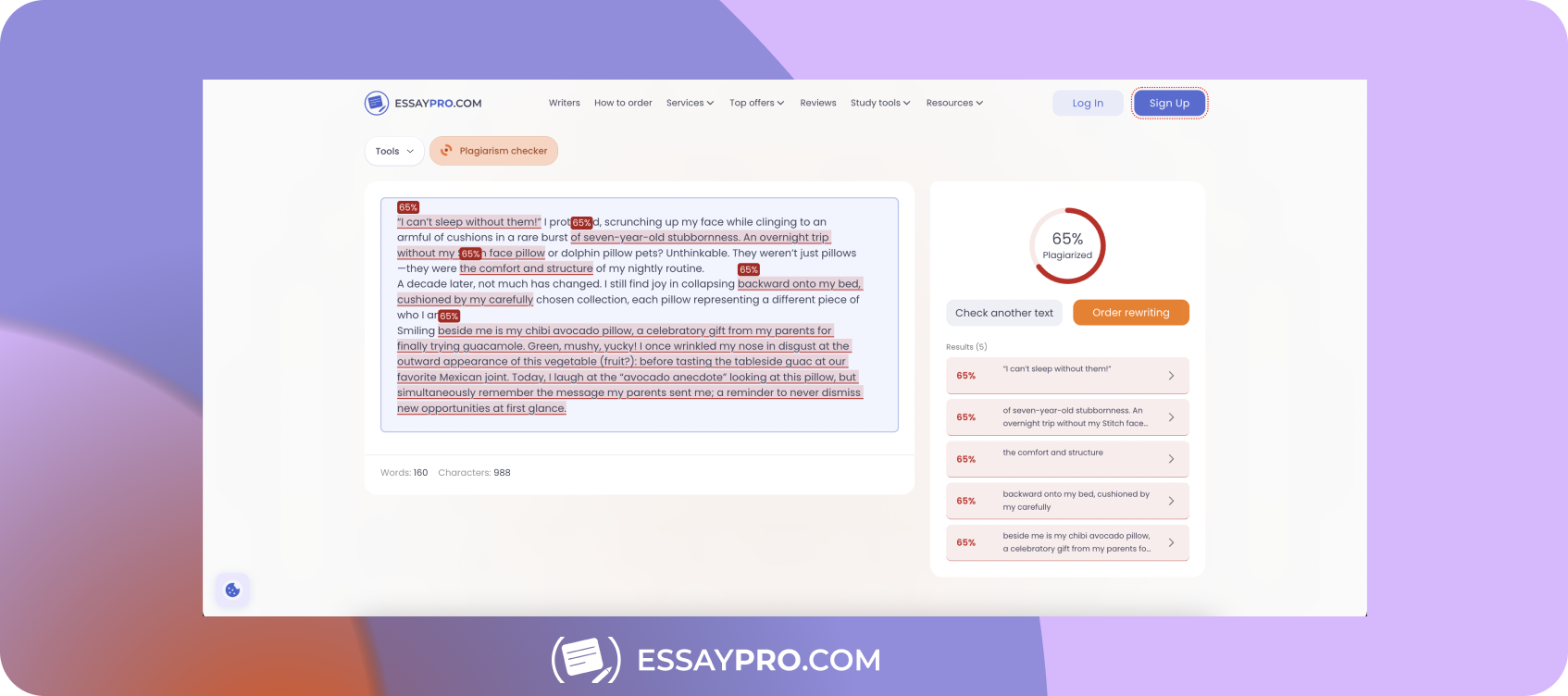 Plagiarism Checker by EssayPro